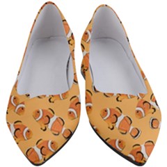 Fish Clownfish Orange Background Women s Block Heels  by Ravend