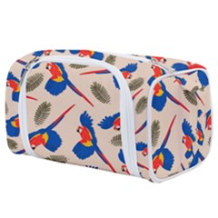 Bird Animals Parrot Pattern Toiletries Pouch by Ravend