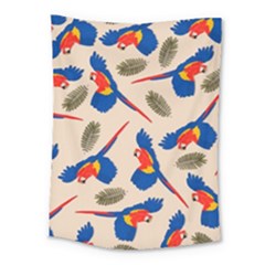 Bird Animals Parrot Pattern Medium Tapestry by Ravend