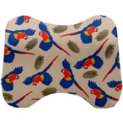 Bird Animals Parrot Pattern Head Support Cushion by Ravend