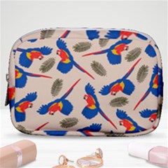 Bird Animals Parrot Pattern Make Up Pouch (small) by Ravend