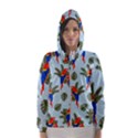 Birds Animals Nature Background Women s Hooded Windbreaker View1