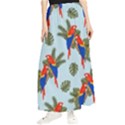 Birds Animals Nature Background Maxi Chiffon Skirt View1