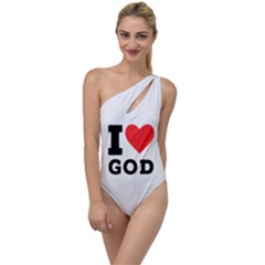 I Love God To One Side Swimsuit by ilovewhateva