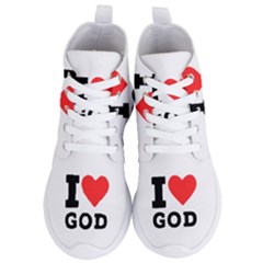 I Love God Women s Lightweight High Top Sneakers by ilovewhateva