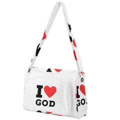 I Love God Front Pocket Crossbody Bag by ilovewhateva