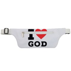 I Love God Active Waist Bag by ilovewhateva