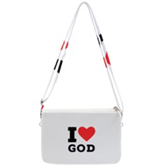 I Love God Double Gusset Crossbody Bag by ilovewhateva