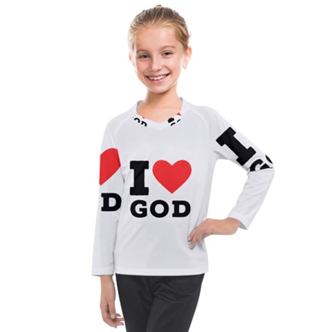 I Love God Kids  Long Mesh Tee by ilovewhateva