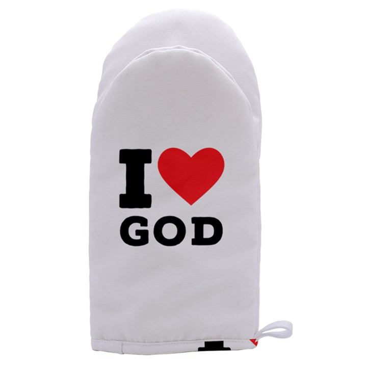 I love god Microwave Oven Glove