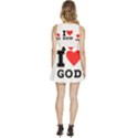 I love god Sleeveless High Waist Mini Dress View4