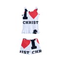 I love christ Kids  Boyleg Swimsuit View1