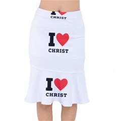 I Love Christ Short Mermaid Skirt by ilovewhateva