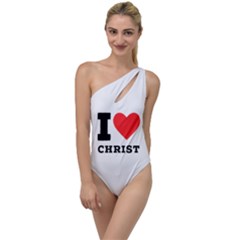 I Love Christ To One Side Swimsuit by ilovewhateva