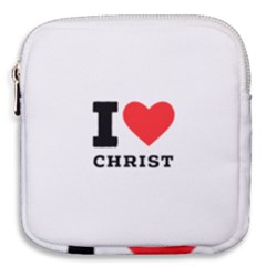 I Love Christ Mini Square Pouch by ilovewhateva