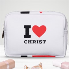 I Love Christ Make Up Pouch (medium) by ilovewhateva