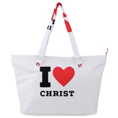 I Love Christ Full Print Shoulder Bag by ilovewhateva