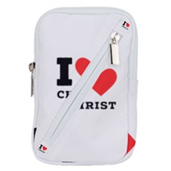 I Love Christ Belt Pouch Bag (large) by ilovewhateva