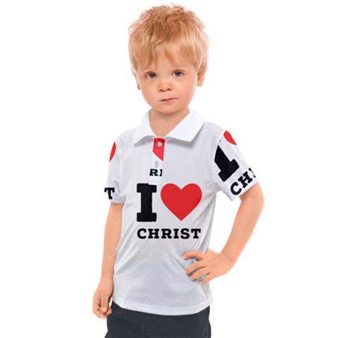 I Love Christ Kids  Polo Tee by ilovewhateva