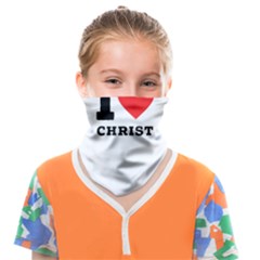 I Love Christ Face Covering Bandana (kids) by ilovewhateva