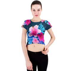 5424430 Crew Neck Crop Top by BellaVistaTshirt02