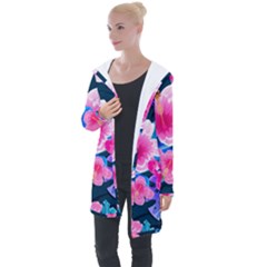 5424430 Longline Hooded Cardigan