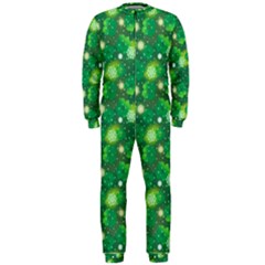 Leaf Clover Star Glitter Seamless Onepiece Jumpsuit (men) by Pakemis