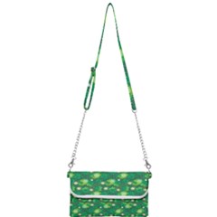 Leaf Clover Star Glitter Seamless Mini Crossbody Handbag by Pakemis