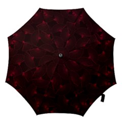 Folding Fan Seamless Pattern Hook Handle Umbrellas (large) by Pakemis