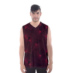 Folding Fan Seamless Pattern Men s Basketball Tank Top by Pakemis