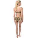 Fruits Star Blueberry Cherry Leaf Twist Bandeau Bikini Set View2