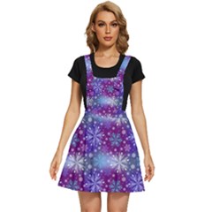 Snow White Blue Purple Tulip Apron Dress