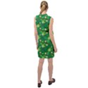 Leaf Clover Star Glitter Seamless Sleeveless Shirt Dress View2