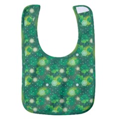 Leaf Clover Star Glitter Seamless Baby Bib by Pakemis