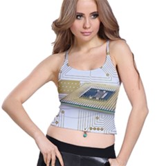 Technics Design Element Set Pattern Graphic Symbol Spaghetti Strap Bra Top by danenraven