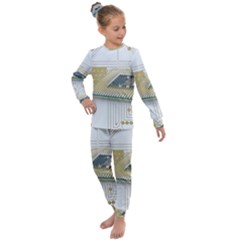 Technics Design Element Set Pattern Graphic Symbol Kids  Long Sleeve Set 