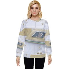 Technics Design Element Set Pattern Graphic Symbol Hidden Pocket Sweatshirt by danenraven