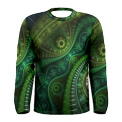 Abstract Pattern Design Art Fabric Decoration Men s Long Sleeve Tee