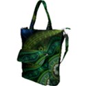 Abstract Pattern Design Art Fabric Decoration Shoulder Tote Bag View1