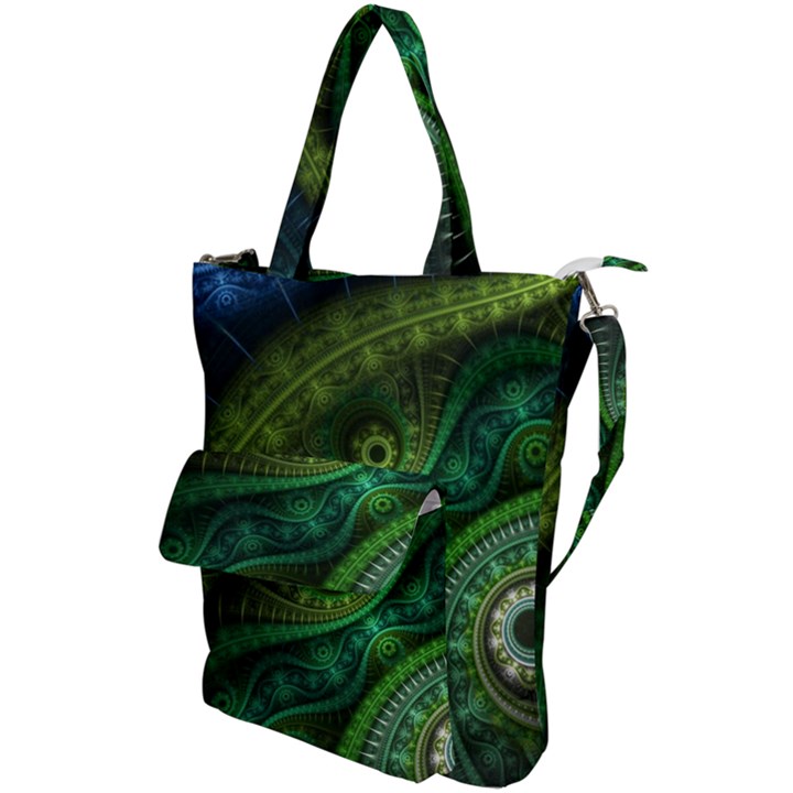 Abstract Pattern Design Art Fabric Decoration Shoulder Tote Bag