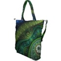 Abstract Pattern Design Art Fabric Decoration Shoulder Tote Bag View2