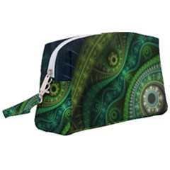 Abstract Pattern Design Art Fabric Decoration Wristlet Pouch Bag (large) by danenraven