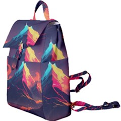 Mountain Sky Color Colorful Night Buckle Everyday Backpack by Ravend