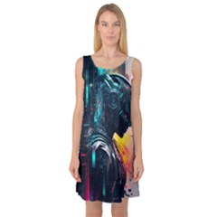 Who Sample Robot Prettyblood Sleeveless Satin Nightdress by Ravend