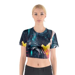 Who Sample Robot Prettyblood Cotton Crop Top by Ravend