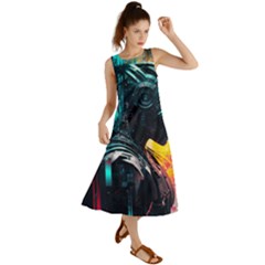 Who Sample Robot Prettyblood Summer Maxi Dress by Ravend