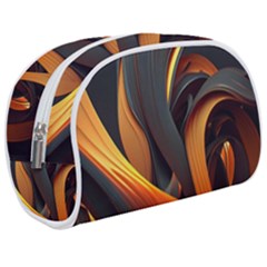 Swirls Abstract Watercolor Colorful Make Up Case (medium) by Ravend