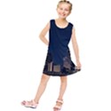 Skyline Brisbane Sunset Downtown Kids  Tunic Dress View1