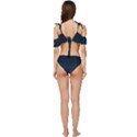 Skyline Brisbane Sunset Downtown Ruffle Edge Tie Up Bikini Set	 View4