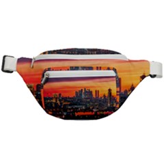 Downtown Skyline Sunset Buildings Fanny Pack by Ravend